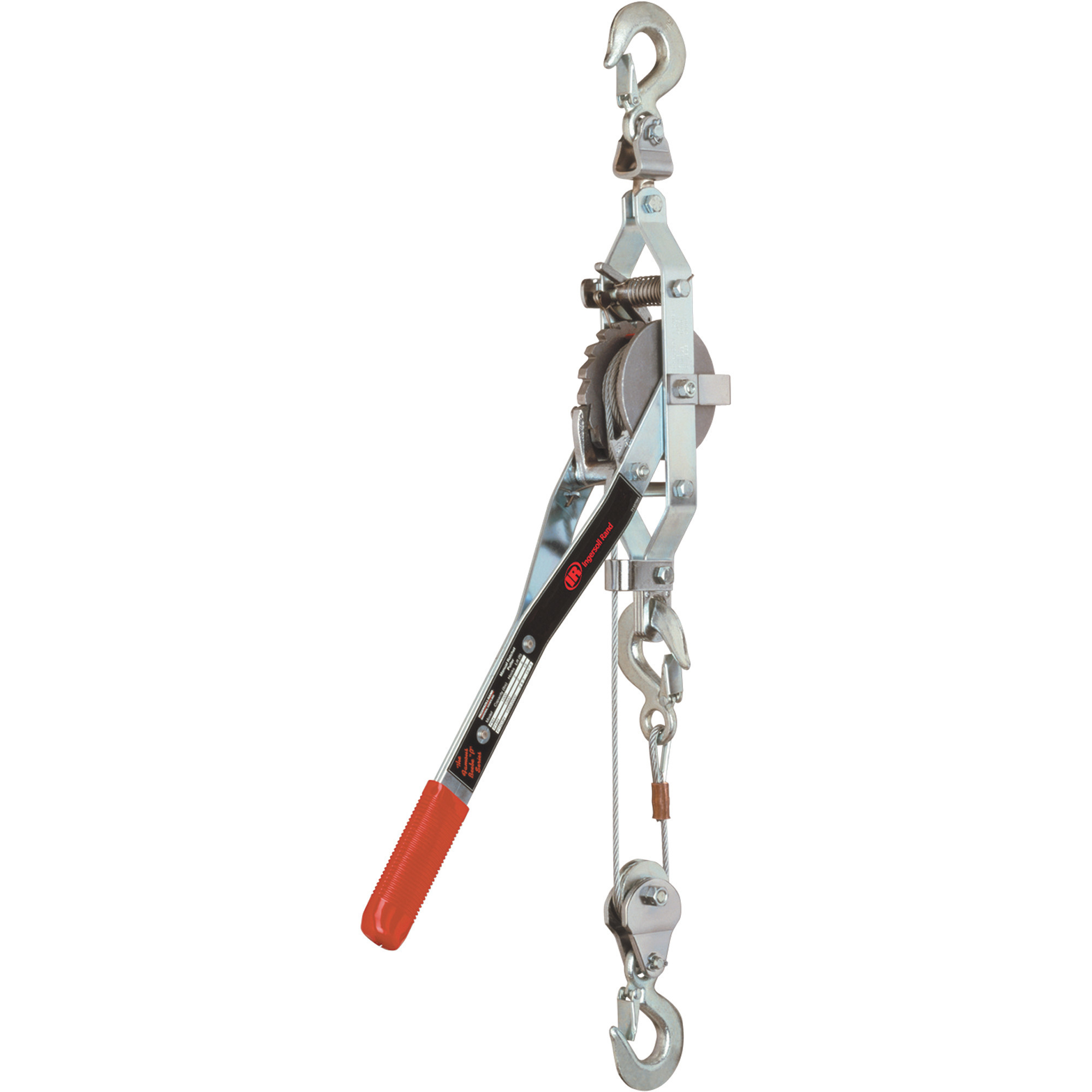 Ingersoll Rand Wire Rope Puller, 1,000/2,000-Lb. Capacity,15ft./7.5ft. Lift, 3/16in. Load Chain Diameter, Model# P15D3H
